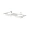 Castello Usa Serenity 60" Solid Surface Vanity Top in White CB-GM-2066-60 - alternate 1